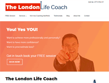 Tablet Screenshot of londonlifecoach.co.uk
